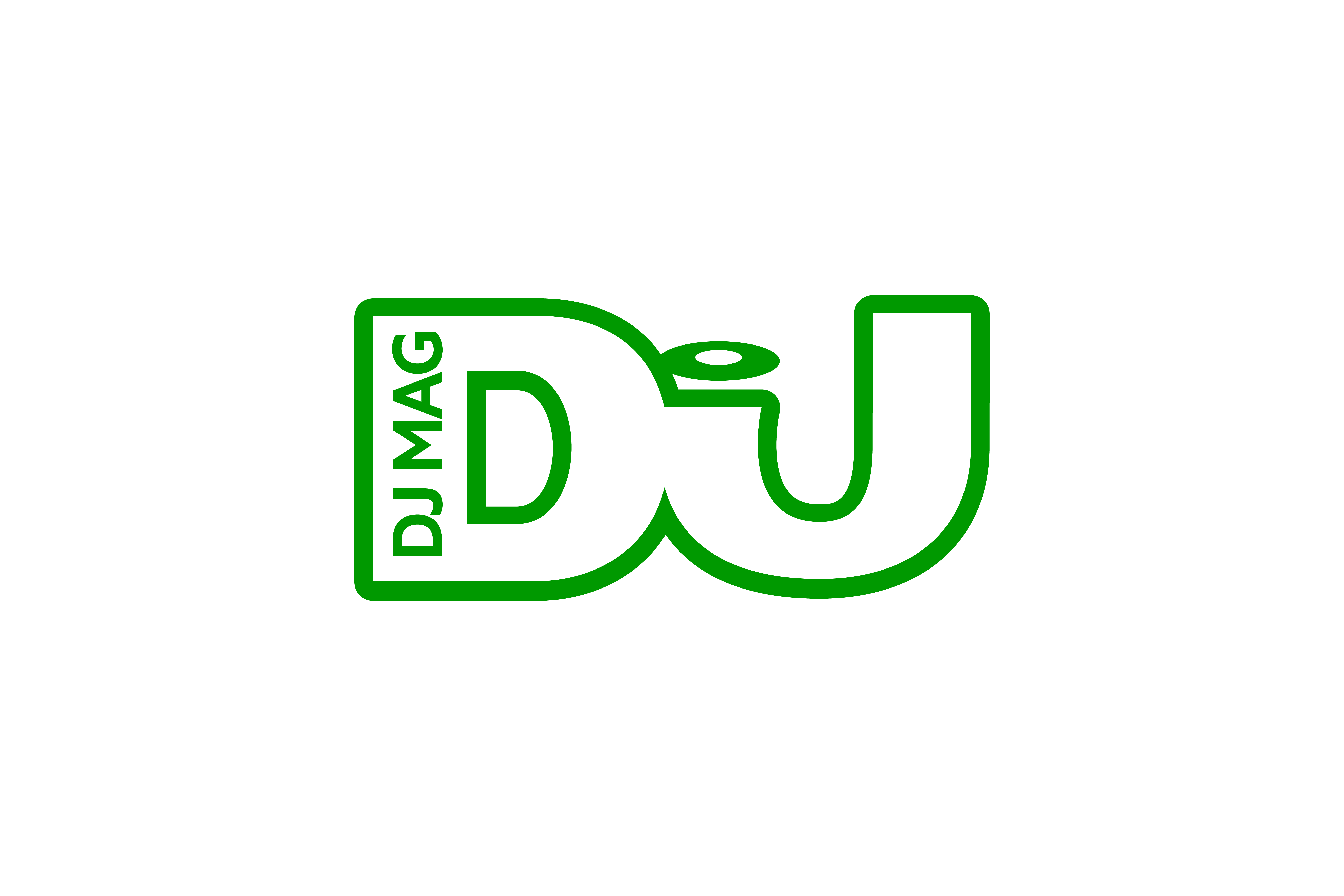 DJ Mag logo Groen