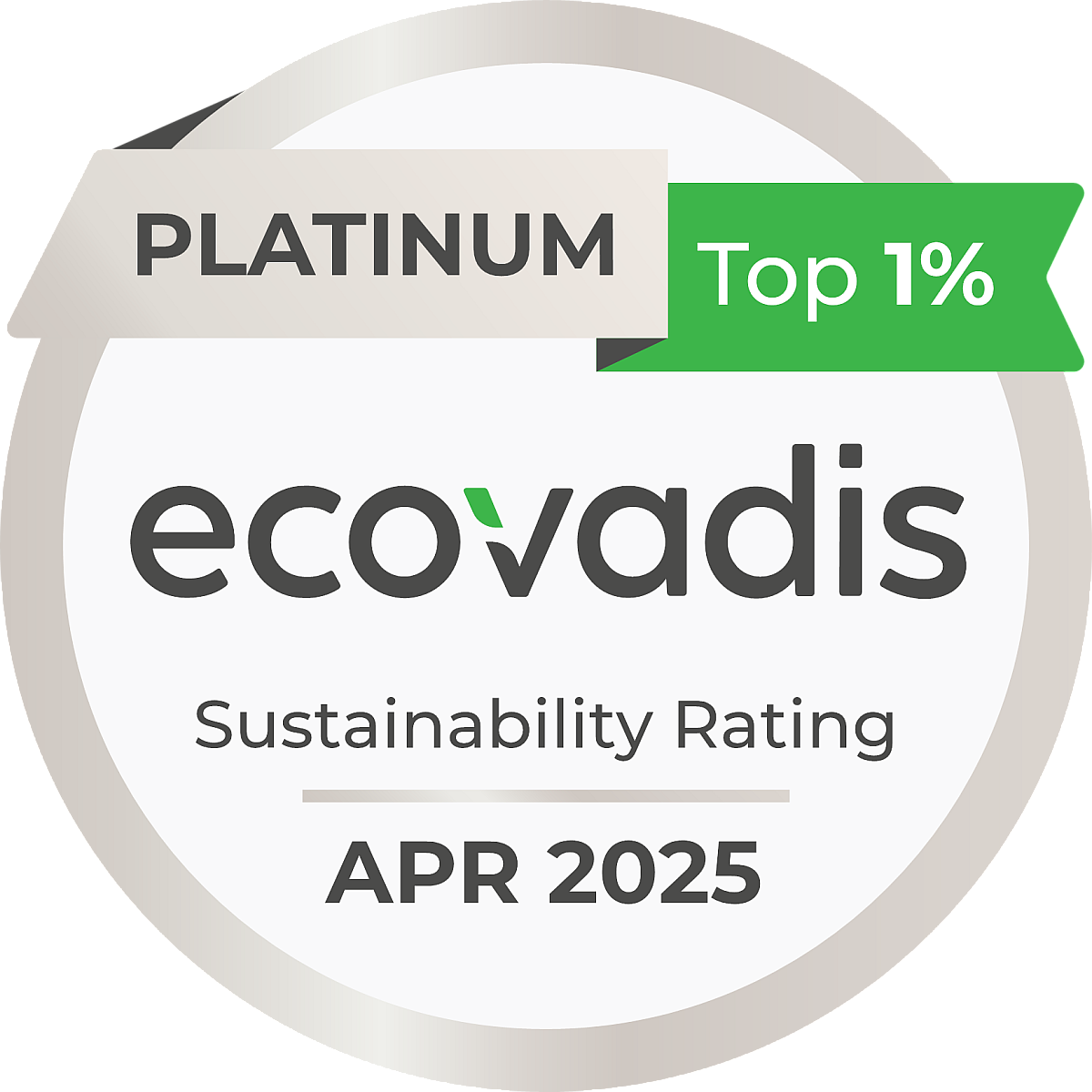 Officiele medal Eco Vadis