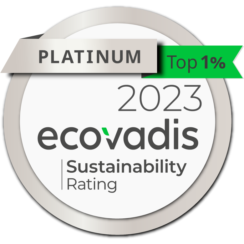 Ecovadis Platinum 2021