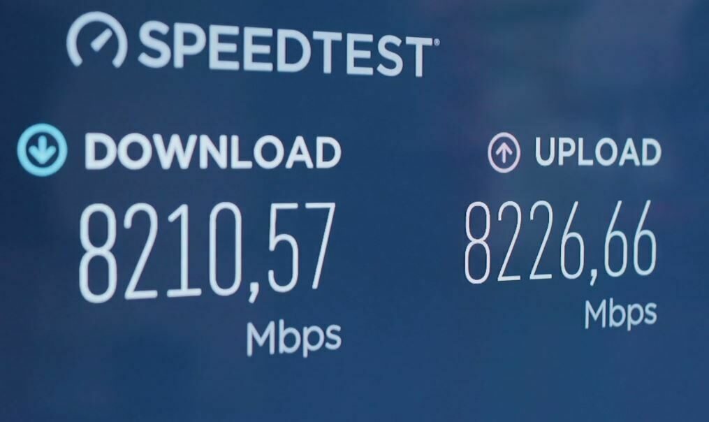 8 Gbps glasvezel